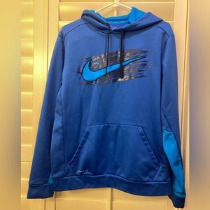 Men’s Blue Nike Therma-Fit Hoodie Size M